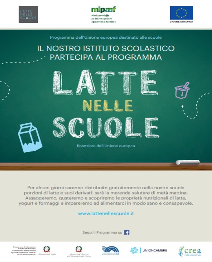 LATTE NELLE SCUOLE