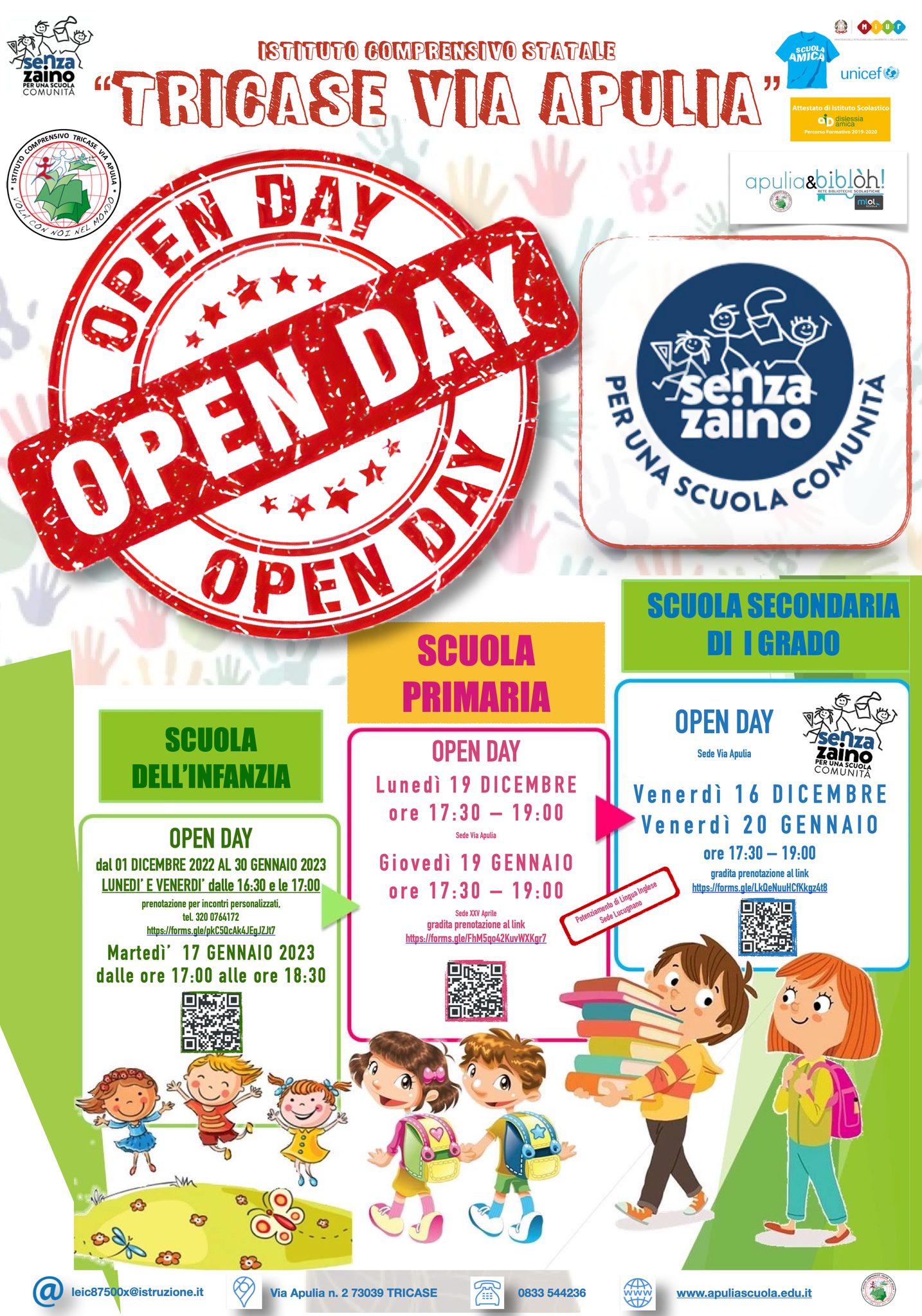 locandina open day